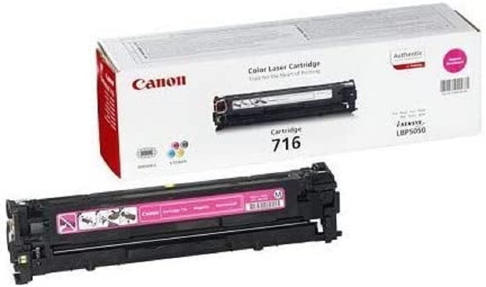 Canon 716 M - 1978B002 - 1 x Magenta - Toner Cartridge - For iSENSYS LBP5050, LBP5050N, MF8030CN, MF8040Cn, MF8050CN, MF8080Cw
