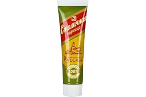 MZK Mustard Stolichnaya Russian Traditional Flavor 100 gr. [Imported from Russian]