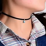 Lace Living Black Velvet Ribbon Cord Turkish Enamel Evil Eye Pendant Single Nazar Glass Bead Amulet Protection Necklace