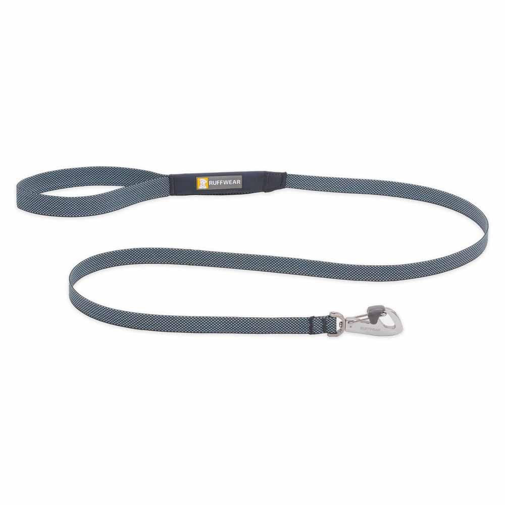 RUFFWEAR Hi & Light Dog Lead, Ultra Lightweight No Pull 1.4m Dog Leash, Portable Adjustable & Heavy Duty Dog Lead, Strong & Slim Anti Tangle Dog Walking & Dog Training Lead, Basalt Grey