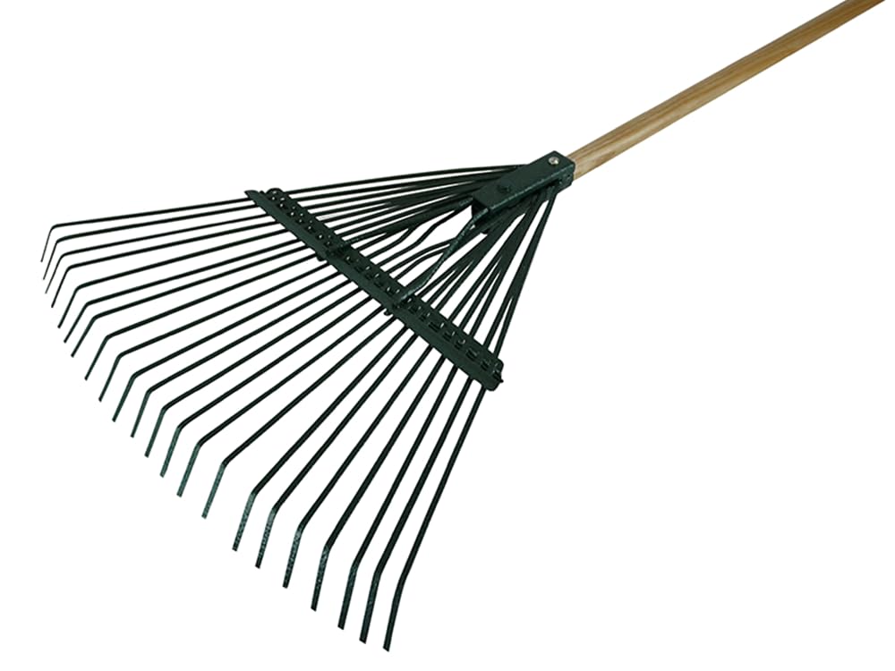 FAITHFULL Countryman Leaf Rake 22 Flat Tines