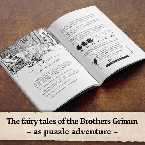 The Puzzle Book of the Brothers Grimm: Unlock the Secrets of Mysterious Fairy Tales: Discover a Magical Story with Tricky Brain Teasers, Logic Puzzles and Riddles