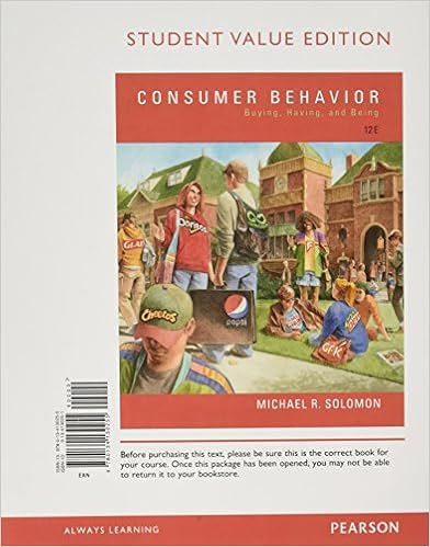Amazoncom Consumer Behavior Buying Having And Being - 