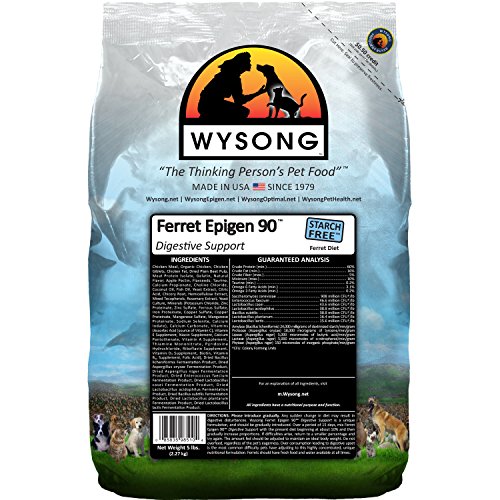 Wysong Ferret Epigen 90 Digestive Support - Dry Ferret Food - 5 Pound Bag