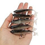 Goture Soft Lead Fish Set Kit Lots, Best Choice For Fishing Lures Baits Tackle Set For Freshwater Trout Bass Salmon-Include Vivid Spinner Baits, Crankbaits Lures