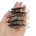 Goture Soft Lead Fish Set Kit Lots, Best Choice for Fishing Lures Baits Tackle Set for Freshwater Trout Bass Salmon-Include Vivid Spinner Baits, Crankbaits Lures
