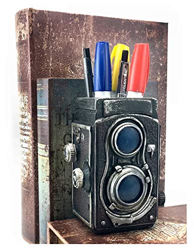 Bellaa-21390-Camera-Pencil-Holder-Retro-Pen-Desk-Organizer-Unique-Gift-5-inch