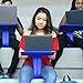 ECR4Kids The Surf Portable Lap Desk, Flexible Seating, Blue, 10-Pack