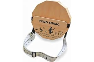 TODO The Nile Travel Cajon Box Drum Flat Hand Drum Portable Birch Wood Percussion Instrument with Adjustable Strings Carrying Bag First Handcrafted