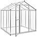 Tidyard Outdoor Indoor Large Bird Cage Aviary Pet House Aluminium 72″x70.1″x76.4″thumb 1