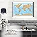 Vallesh - Scratch Off World Map Poster with Scratcher - Shows US States & Country Flags - Large, Detailed, Educational - Wall Art, Decor - Great for Kids, Family and Friends - Adventure and Travel Map