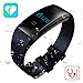 TenTenCo New Arrival Fitness Tracker with Bluetooth 4.0, Blood Pressure/Blood oxygen/Heart Rate Monitor/Sleep Monitor Smart Watch, Work with Android and IOS(Black)