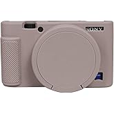 Easy Hood RX100 Case, Silicone Camera Case Lightweight Soft Carrying Cover with Removable Lens Cover for Sony DSC-RX100 III / RX100 V / RX100 IV / RX100 VII DSLR Camera (Tiffany Pink)