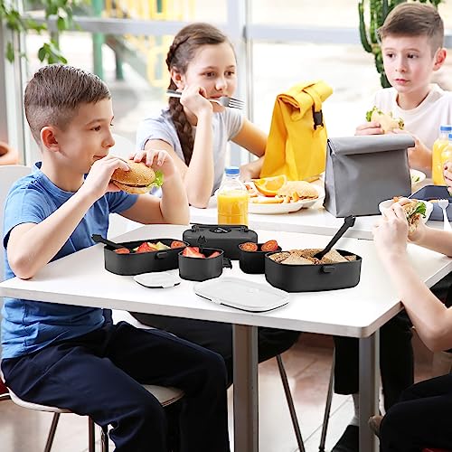 Wagindd Bento Box LeakProof Stacking Lunch Boxes with 4 Compartments