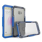Galaxy Note 7 Waterproof Case, Wuloo Waterproof Case Underwater Waterproof Shockproof Dirtproof Snowproof Durable Full Sealed Protection Case Cover for Samsung GALAXY Note 7 (Blue)
