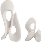 Uttermost 18194 Silent Wave - Sculpture (Set of 2)-15 Inches Tall and 8.75 Inches Wide
