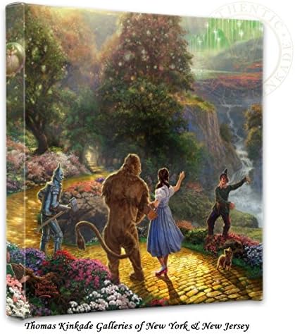 Thomas Kinkade Dorothy Discovers the Emerald City 14 x 14 Gallery Wrapped Canvas