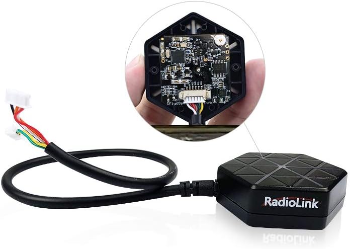 Radiolink M8N GPS SE100 Module High Positional Accuracy Works with GLONASS/BeiDou for APM Pixhawk Flight Controller DIY FPV Drone, Quad and More: Toys & Games
