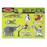 Toy Melissa & Doug 6 Pack Zoo Animals Sound Puzzle Book