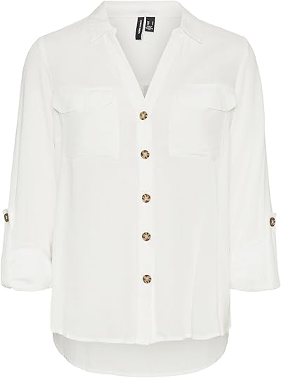 VERO MODA TALL Damen Vmbumpy L/S Shirt New Noos Tll Bluse