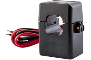 24mm Split Core Current Sensor for Load Measurement, 100A/5A 150A/5A 200A/5A 300A/5A for CT Cable Conversion Transformer, Non