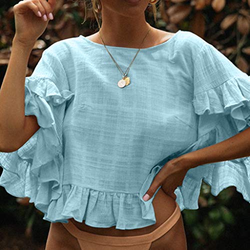 5 Sanyyanlsy+Fashion+Bandage+Hollow+Out+T+Shirt