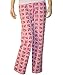I Love NY New York Lounge Pants Heart Pajama Bottoms Pink Medium