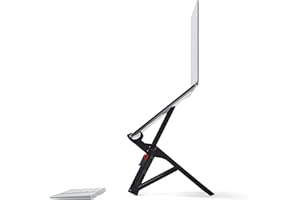 Roost V3 - Ultra Portable and Adjustable Laptop Stand - Eye‑Level Anywhere - 6.5 to 12.5 inch Screen Lift - Patented Rigid Folding Structure and Self-Adjustings Laptop Grips (for 12" to 18" laptops)