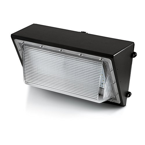 Hyperikon LED 90W Wall Pack Fixture, 400-600W HPS/HID Replacement, 5000K, 10800 Lumens, IP65 Waterproof and Outdoor Rated, DLC 4.2 & UL - Shield Included