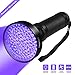 Hinmay UV Blacklight Flashlight, Super Bright 100 LED # 1 Best Powerful Black Light Flashlight 395NM Ultraviolet Urine Detector Flashlight for Home & Hotel Inspection, Pet Urine & Stain Detection
