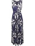 Aphratti Women's Bohemian Sleeveless V Neck Wrap Front Maxi Long Dress