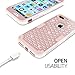 iPhone 7 Plus Case Bling Case HKW Glitter Sparkle Rhinestone Shiny 3 in 1 Armor Defender Shockproof Case Protective Cover for Apple iPhone 7 Plus 5.5 Inch Diamond Case - Rose Gold (MA1854)