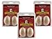 Happy Hen Treats Ceramic Nest Eggs, Brown (Pack of 3)