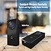 Wireless Doorbell by SadoTech – Waterproof Door Bells & Chimes Wireless Kit, 1000-ft Range,52 Door Bell Chimes, 4 Volume Levels with LED, Wireless Doorbells w/ 1 Receiver & 1 Button, Crosspoint, Black