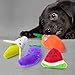 Squeaky Dog Toys, Plush Puppy Pet Dog Toy Gift Set, Dog Teething Training Funny Dog Toys-Pack of 4PCS