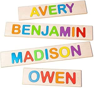 custom baby name puzzle