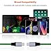 USB C to C Cable, Canjoy 2Pack 6ft Braided USB Type C-C 2.0 Cable 3A Fast Charging Data Cord Compatible with Samsung Galaxy Note 9 8 S9 S8,Chrombook Pixel,Huawei Matebook,iPad Pro 2018,LG V20 V30