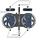V-Act Sports AB Roller Wheel Exercise Equipment, Pro Kit with Knee Mattress, Sturdy Equipment for Core Workout, Men Women Abdominal Exercise Carver and Muscle Toner, Perfect For Home Gym