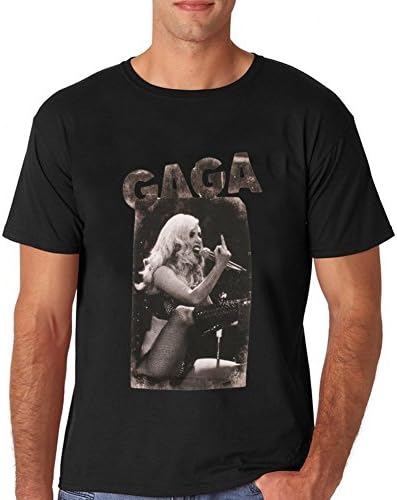 Lady Gaga Short shirt for mens XXL Black