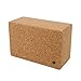 Set of 2 Yoga Blocks, Natural, Sturdy Yoga Prop, Cork, Large by Kurma