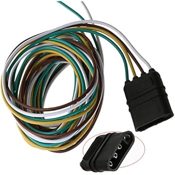 Amazon.com: NEW SUN Trailer Wire Extension Harness 10' Foot Length - 4