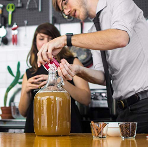 Brooklyn Brew Shop Hard Cider Making Kit: Starter Set with Reusable Glass Fermenter, Equipment, Ingredients - Perfect for Making Craft Hard Cider at Home (Renewed)