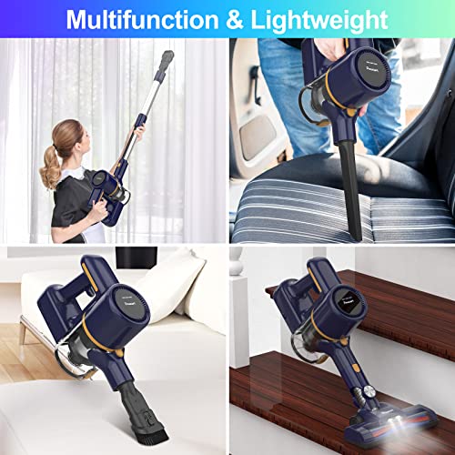 POWEART Cordless Vacuum Cleaner, 6 in 1 Multifunction Cordless Stick