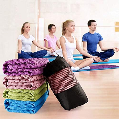 SEFKVP Non Slip Yoga Mat Cover Towel Blanket For Fitness Exercise Pilates Training