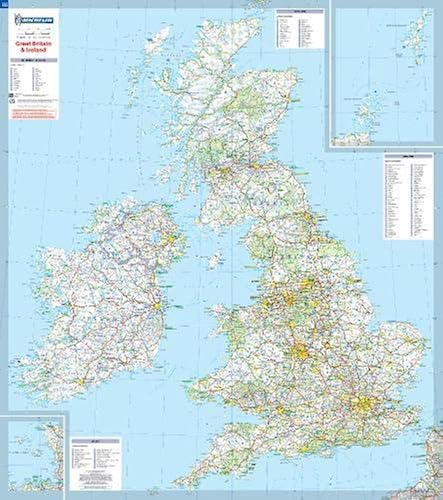 Download Great Britain & Ireland - Michelin rolled & tubed wall map Paper PDF