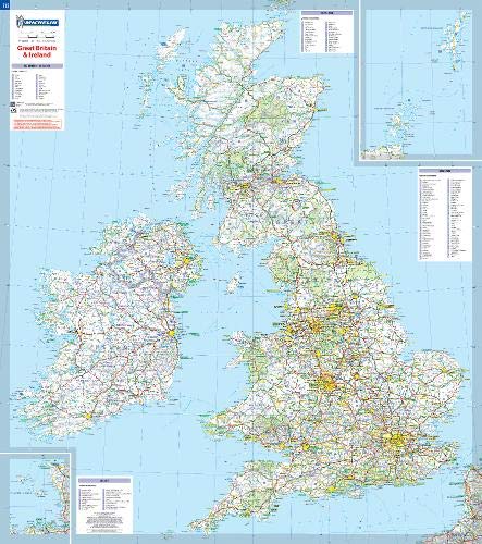 Great Britain and Ireland (Michelin Wall Maps) by 