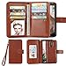 Spritech Galaxy S10 Plus Case,Samsung S10 Plus Wallet Case,Samsung Galaxy S10+ PU Leather Case,Luxury Cash Credit Card Slots Holder Carrying Flip Cover [Detachable Magnetic Hard Case]