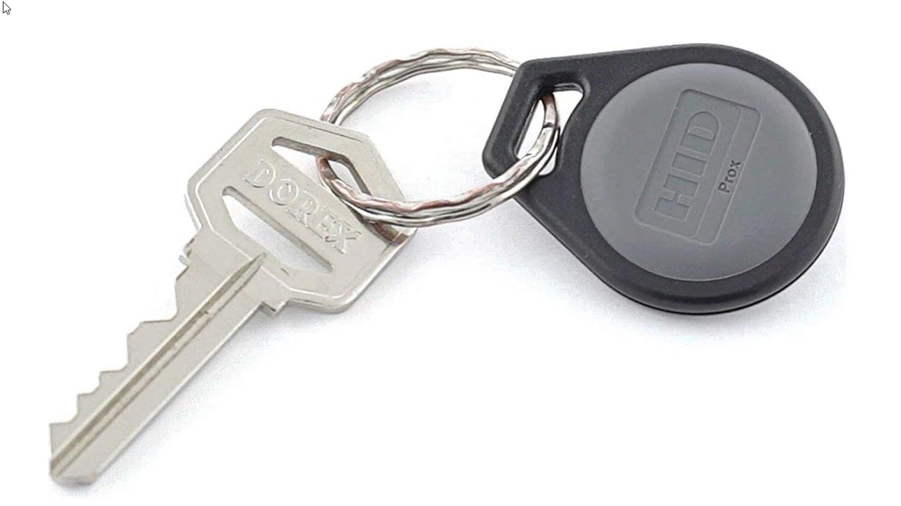 Genuine HID ProxKey III 1346LNSMN Proximity Key Fob for Access Control. Standard 26Bit. 50 Fobs / Genuine HID (50Pack, Genuine HID