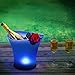 Bryt LED Lighted Ice Bucket – Champagne, Wine and Beer Ice Bucket for Parties with Blue Bucket Light - Keeps Drinks Chilled