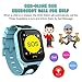 Themoemoe Kids Smartwatch Phone, Kids Smartwatch Waterproof Anti-Fall 2G GPS/LBS Tracker SOS Camera Games Compatible with Android iOS(Blue)